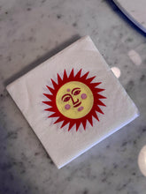 Load image into Gallery viewer, La Fonda Sun Paper Napkin (red White ) set of 2