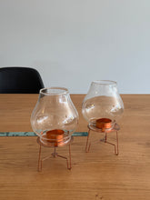 Load image into Gallery viewer, Copper Table Lantern (set of 2)