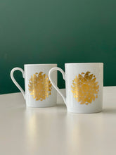 Load image into Gallery viewer, Alexander Girard / Gold Love Mug / Gold Sun Mug