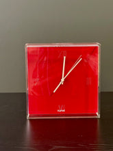 Load image into Gallery viewer, Tic & Tac Clock Red