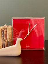 Load image into Gallery viewer, Tic & Tac Clock Red