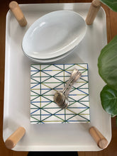 Load image into Gallery viewer, Gird Paper Napkins Green. (set of 2)