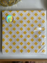 Load image into Gallery viewer, La Fonda Checks, Paper Napkin yellow. (set of 2)
