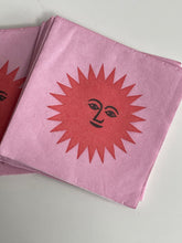 Load image into Gallery viewer, La Fonda Sun, Paper Napkins rose orange. (set of 2)
