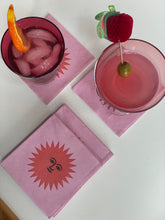 Load image into Gallery viewer, La Fonda Sun, Paper Napkins rose orange. (set of 2)