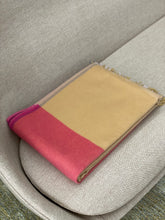 Load image into Gallery viewer, Colour Blank Blanket, Pink and Beige.