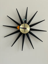 Load image into Gallery viewer, Sunburst Wall Clock