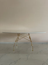 Load image into Gallery viewer, Glossy Marble Finish Look Table