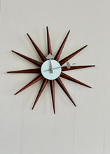 Load image into Gallery viewer, Sunburst Wall Clock
