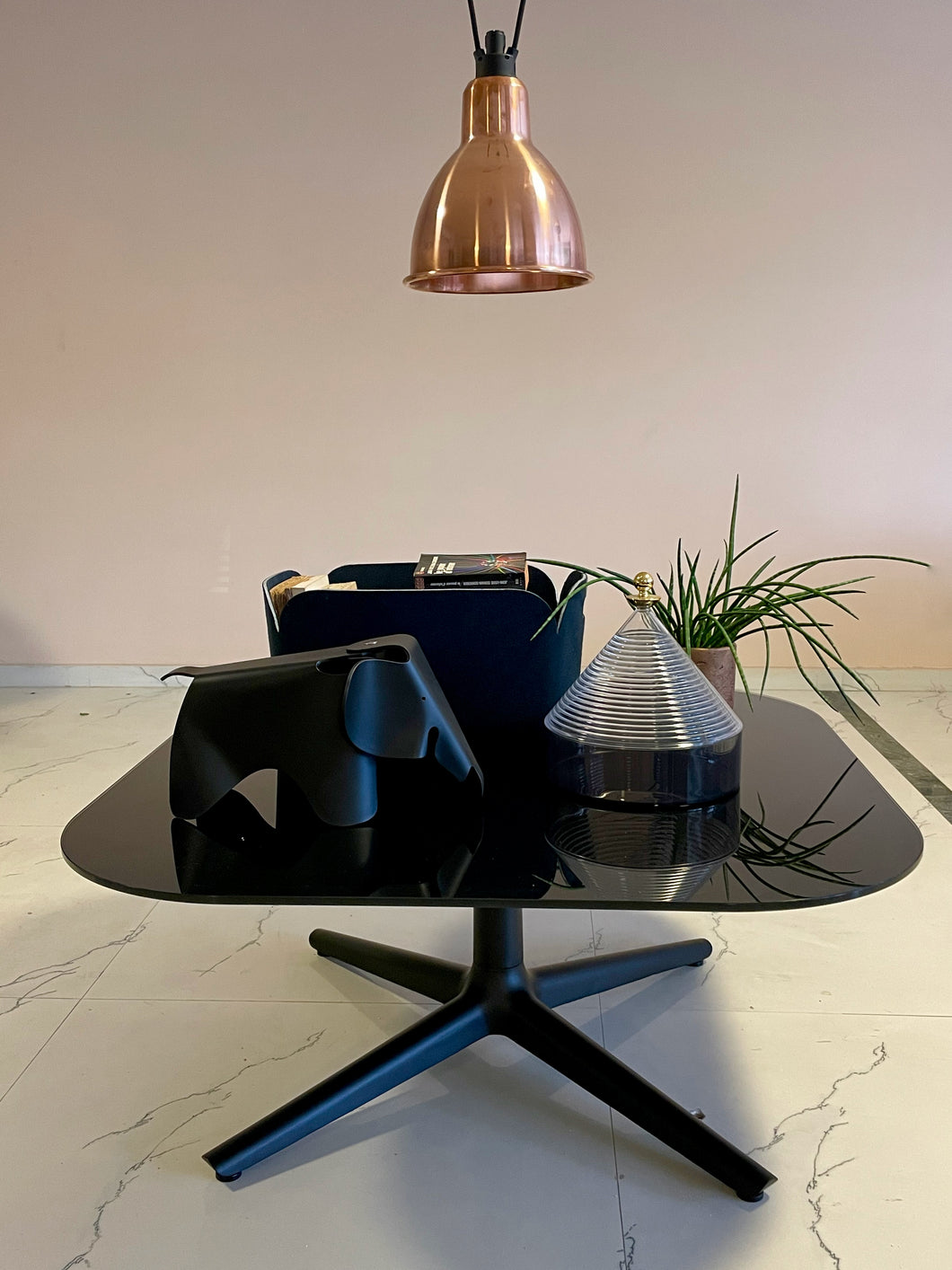 Multiplo Low square Glass  Table