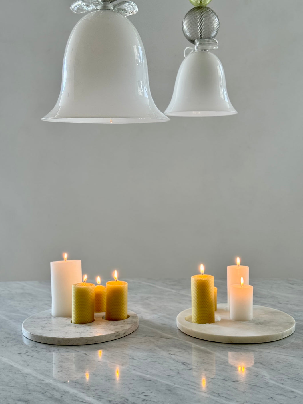 Carrara Candle Plate