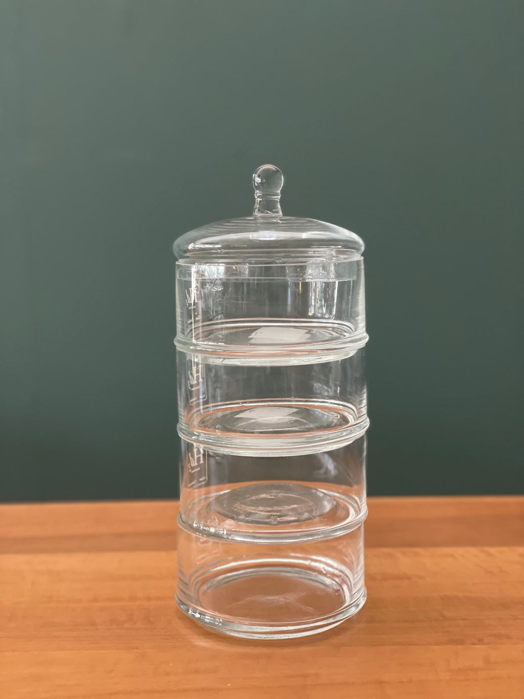 Stackable Glass Jar