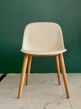 Load image into Gallery viewer, Fiber Chair Wood base
