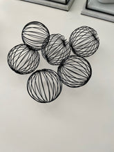 Load image into Gallery viewer, Black Metal Balls (set of 6)

