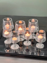 Load image into Gallery viewer, Glass Tea Light Holder (set of 7)
