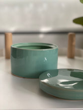 Load image into Gallery viewer, Green Jar With Lid
