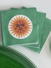 Load image into Gallery viewer, La Fonda Sun, Paper Napkin green orange (set of 2)
