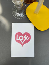 Load image into Gallery viewer, Love Heart Greeting Card (set of 2)
