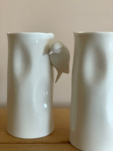 Load image into Gallery viewer, White Birds Vases (set of 2)
