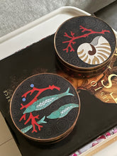 Load image into Gallery viewer, Enamel Sea Boxes (set of 2)
