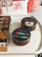 Load image into Gallery viewer, Enamel Sea Boxes (set of 2)

