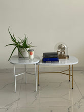 Load image into Gallery viewer, Pod Coffee Table Large Carrara / Copper
