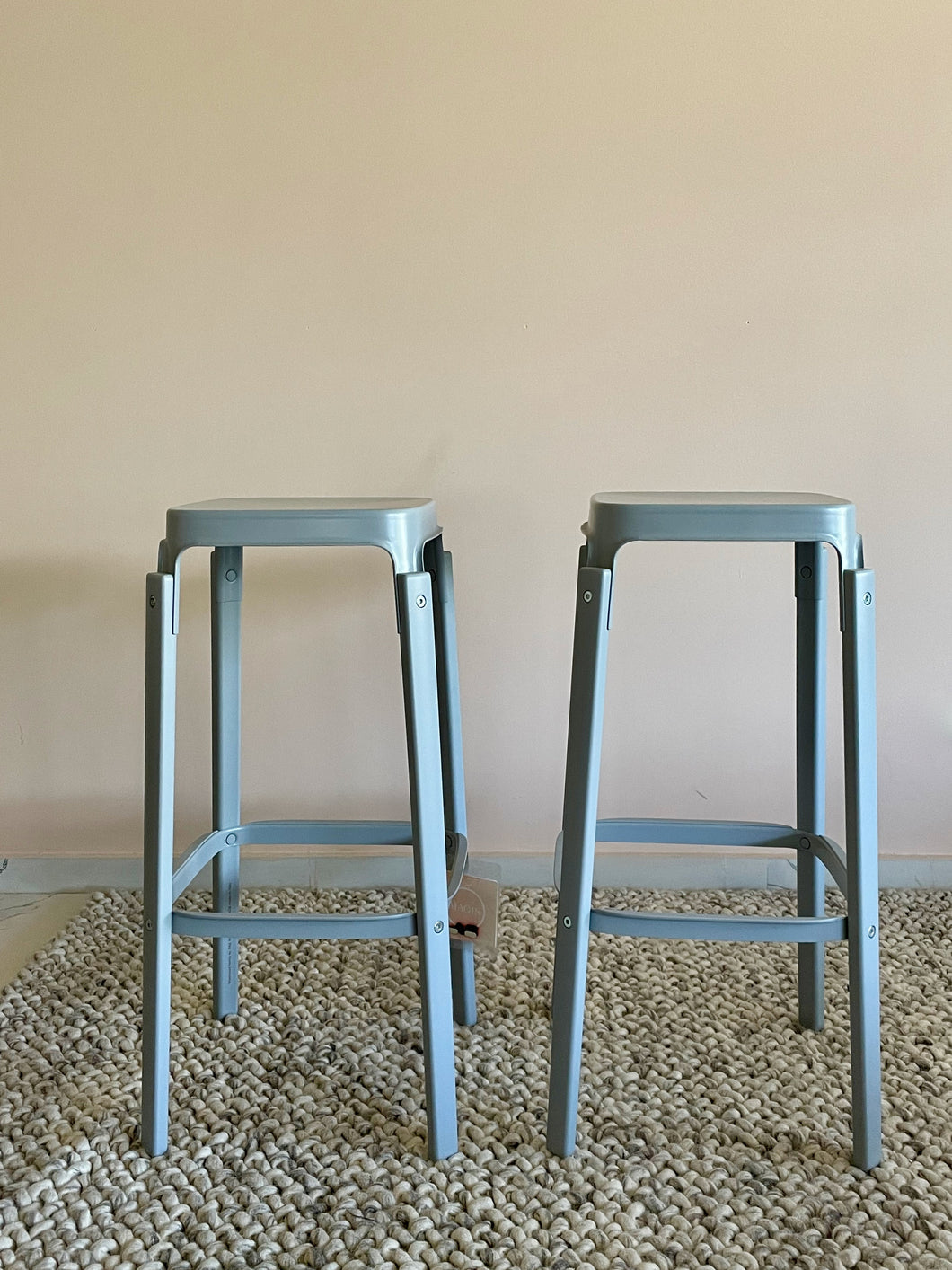 Steelwood High Stool (set of 2)